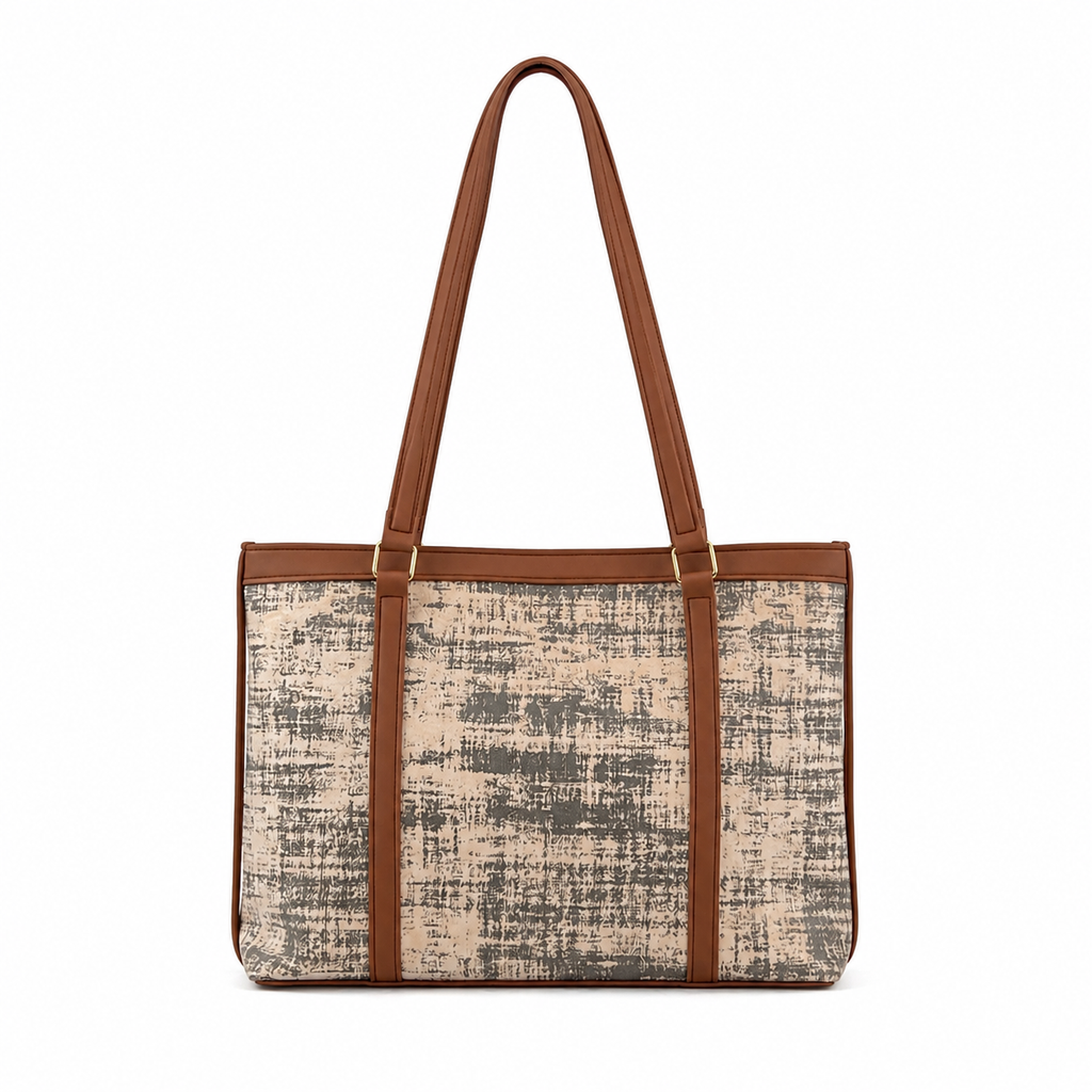 Tweed Texture Tote Bag