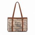 Tweed Texture Tote Bag