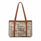 Tweed Texture Tote Bag
