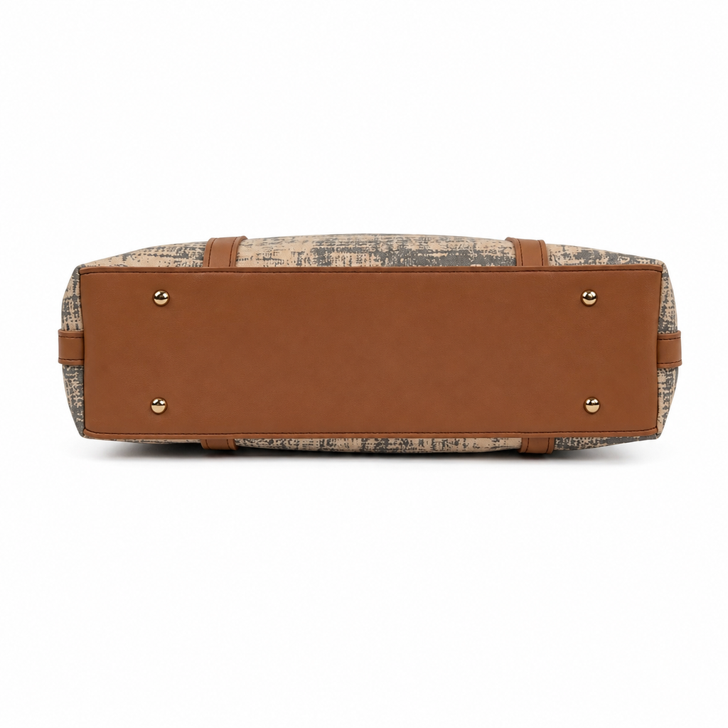 Tweed Texture Tote Bag