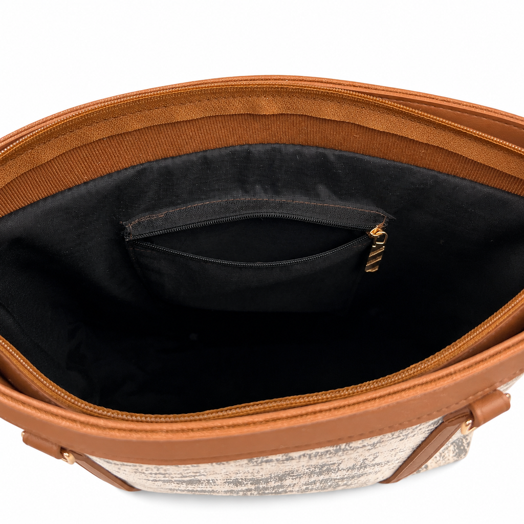Tweed Texture Tote Bag