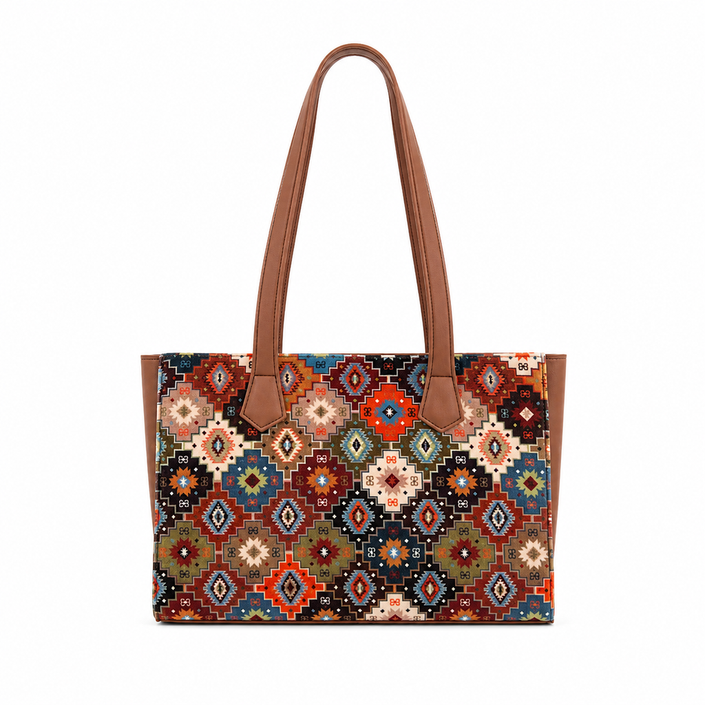 Aztec Print Tote Bag