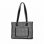 Houndstooth Tote Bag