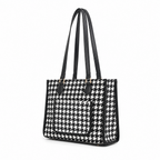Houndstooth Tote Bag