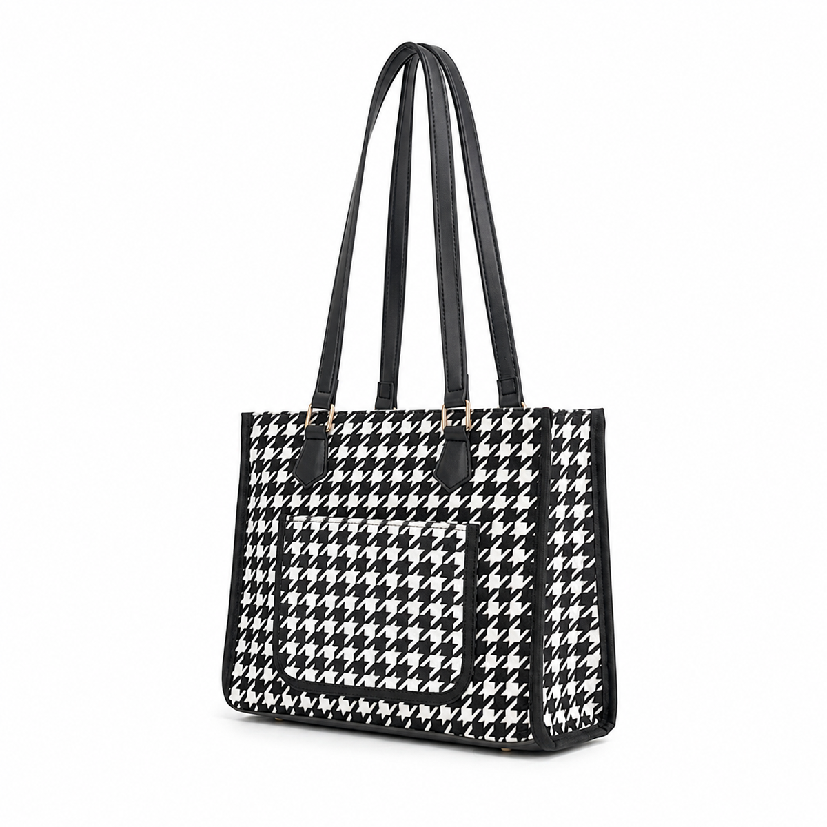 Houndstooth Tote Bag