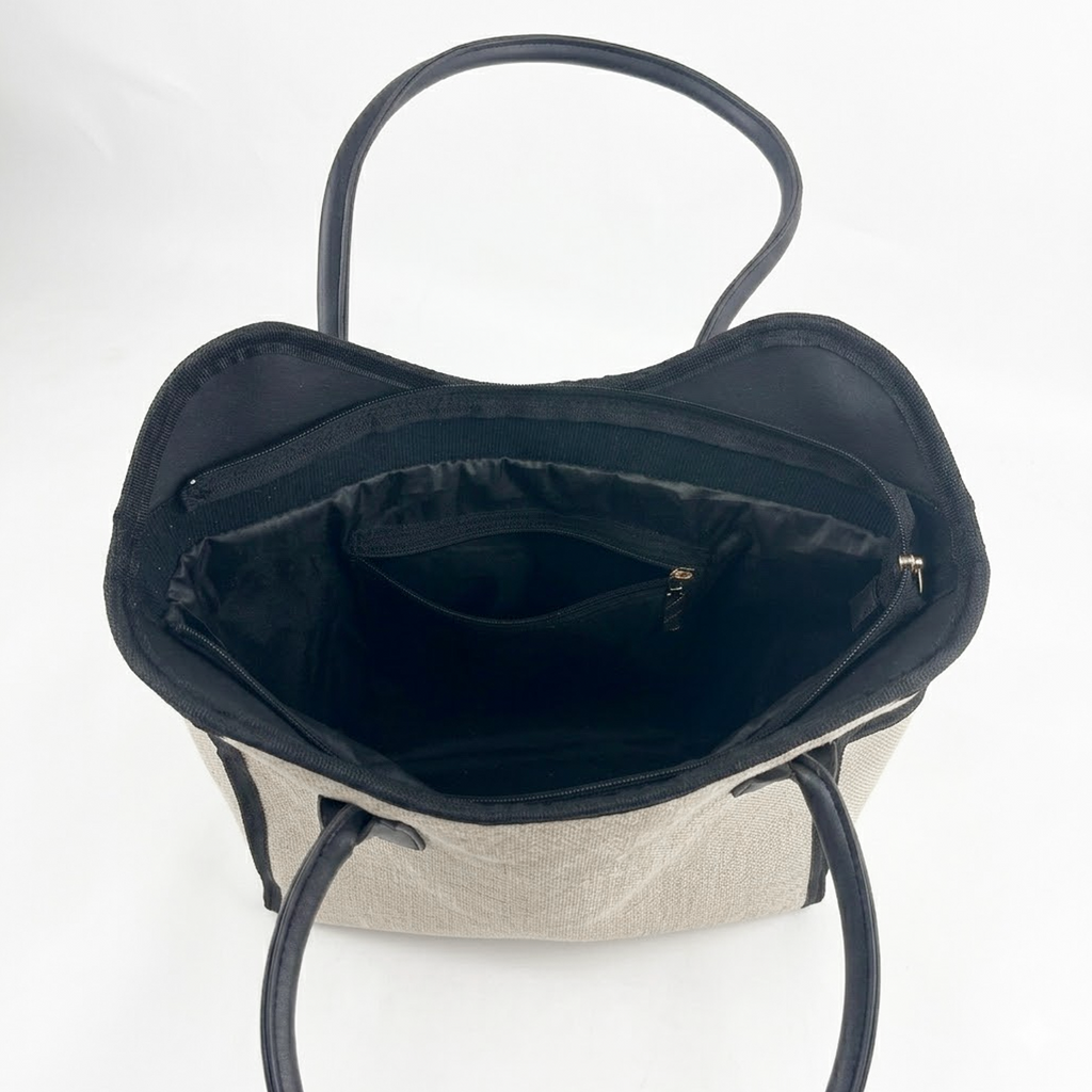 Linen Chic Tote Bag